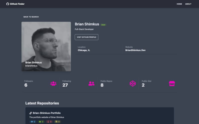 Github Finder